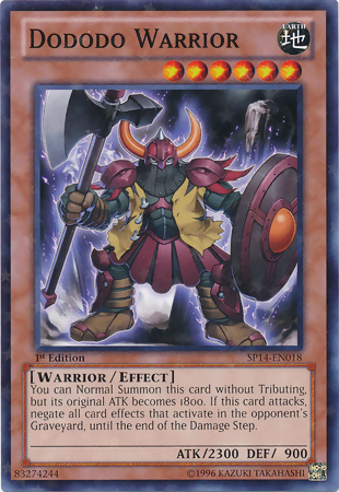 Dododo Warrior [SP14-EN018] Starfoil Rare | Cracking-Singles