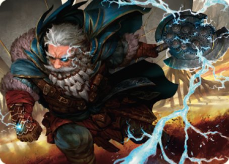 Electrostatic Infantry Art Card [Dominaria United Art Series] | Cracking-Singles