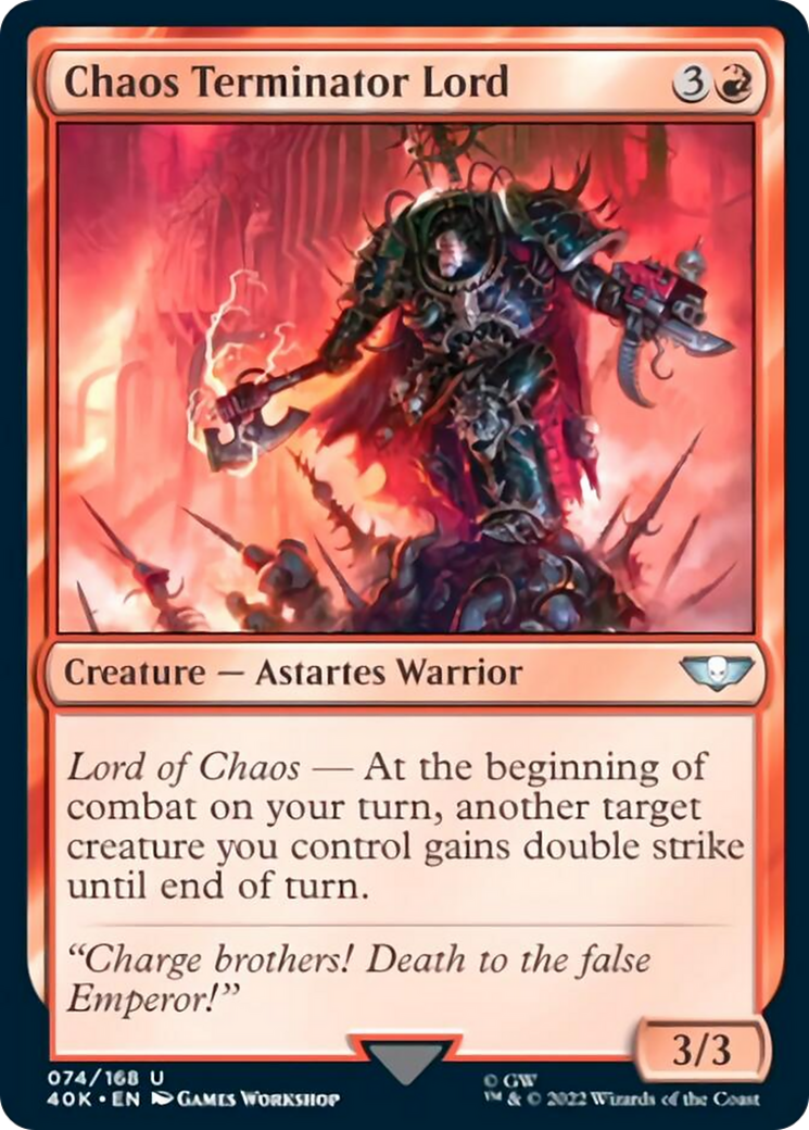 Chaos Terminator Lord [Universes Beyond: Warhammer 40,000] | Cracking-Singles