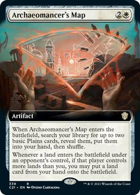 Archaeomancer's Map (Extended) [Commander 2021] | Cracking-Singles