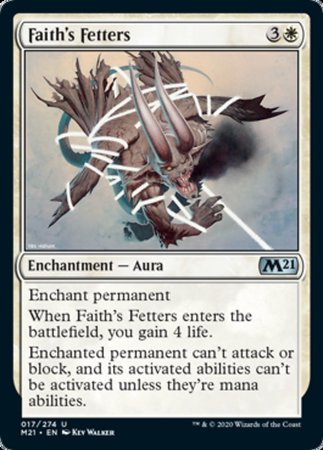 Faith's Fetters [Core Set 2021] | Cracking-Singles