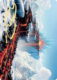 Surtland Frostpyre Art Card (Gold-Stamped Signature) [Kaldheim: Art Series] | Cracking-Singles