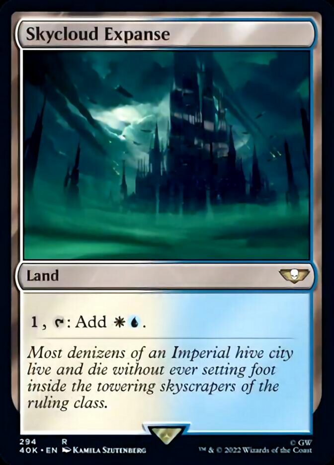 Skycloud Expanse (Surge Foil) [Universes Beyond: Warhammer 40,000] | Cracking-Singles