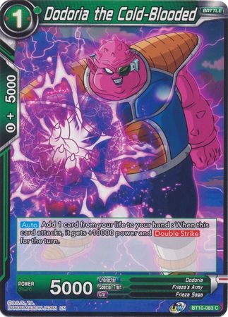 Dodoria the Cold-Blooded [BT10-083] | Cracking-Singles