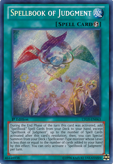 Spellbook of Judgment [LTGY-EN063] Secret Rare | Cracking-Singles