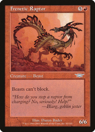 Frenetic Raptor [Legions] | Cracking-Singles
