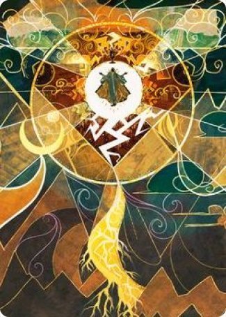 Lightning Bolt Art Card [Strixhaven: School of Mages Art Series] | Cracking-Singles