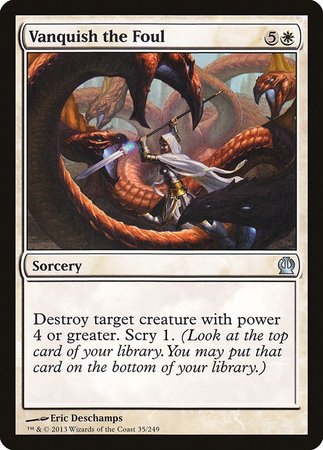 Vanquish the Foul [Theros] | Cracking-Singles
