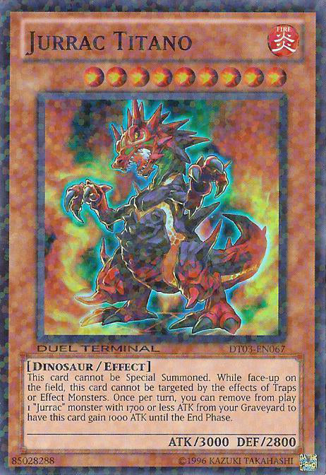 Jurrac Titano [DT03-EN067] Super Rare | Cracking-Singles