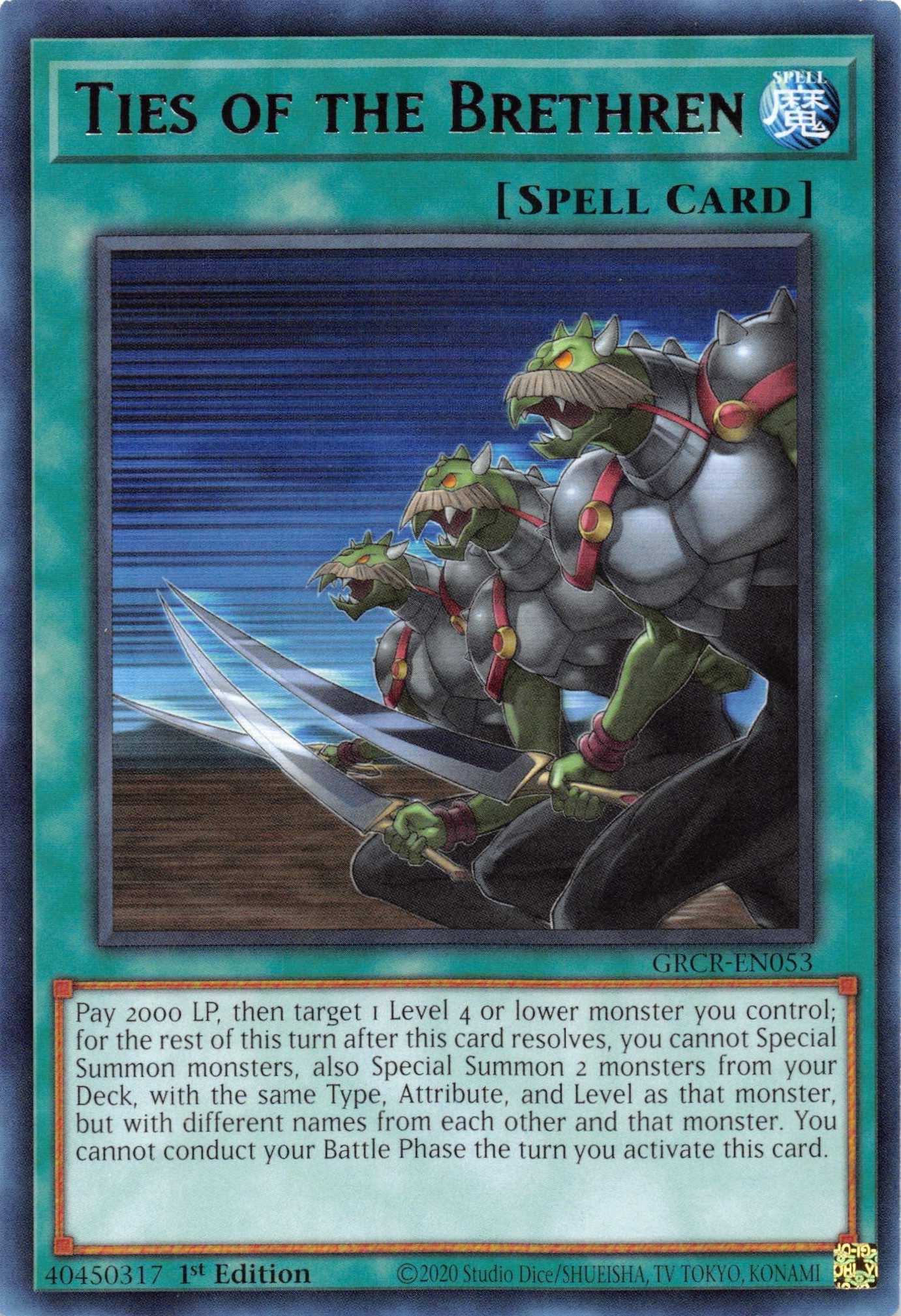 Ties of the Brethren [GRCR-EN053] Rare | Cracking-Singles