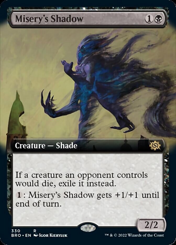 Misery's Shadow (Extended Art) [The Brothers' War] | Cracking-Singles