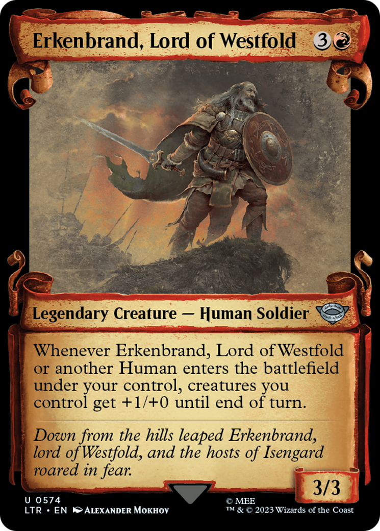 Erkenbrand, Lord of Westfold [The Lord of the Rings: Tales of Middle-Earth Showcase Scrolls] | Cracking-Singles