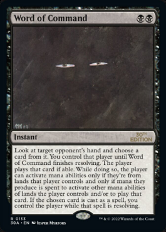 Word of Command [30th Anniversary Edition] | Cracking-Singles