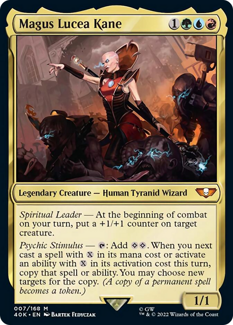 Magus Lucea Kane (Surge Foil) [Universes Beyond: Warhammer 40,000] | Cracking-Singles