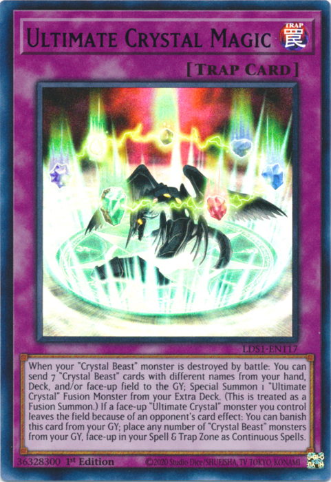 Ultimate Crystal Magic (Blue) [LDS1-EN117] Ultra Rare | Cracking-Singles
