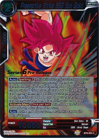 Preemptive Strike SSG Son Goku [BT6-004_PR] | Cracking-Singles