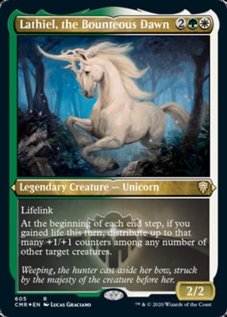 Lathiel, the Bounteous Dawn (Foil Etched) [Commander Legends] | Cracking-Singles