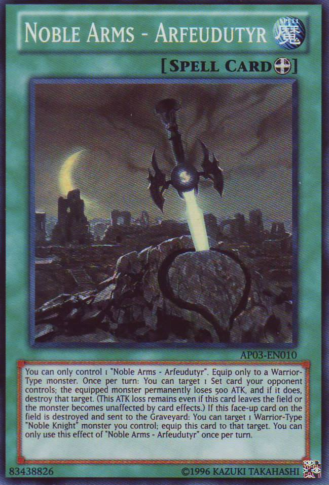 Noble Arms - Arfeudutyr [AP03-EN010] Super Rare | Cracking-Singles