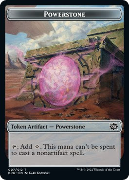 Powerstone // Bear Double-Sided Token [The Brothers' War Tokens] | Cracking-Singles