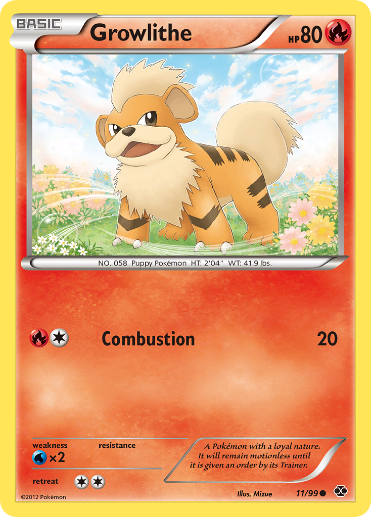 Growlithe (11/99) [Black & White: Next Destinies] | Cracking-Singles