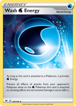 Wash Water Energy (165/185) [Sword & Shield: Vivid Voltage] | Cracking-Singles
