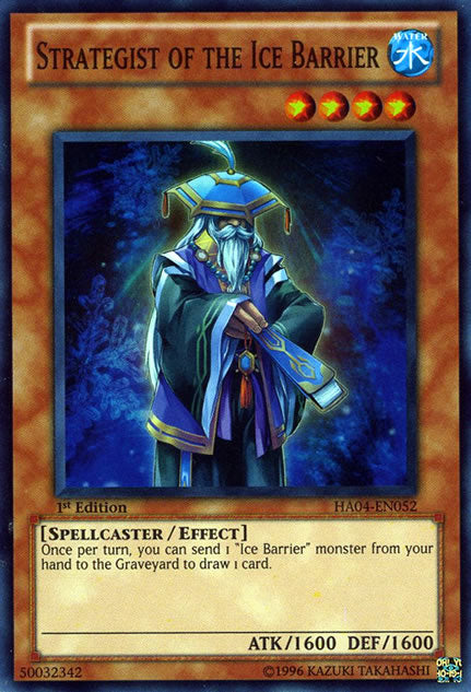 Strategist of the Ice Barrier [HA04-EN052] Super Rare | Cracking-Singles