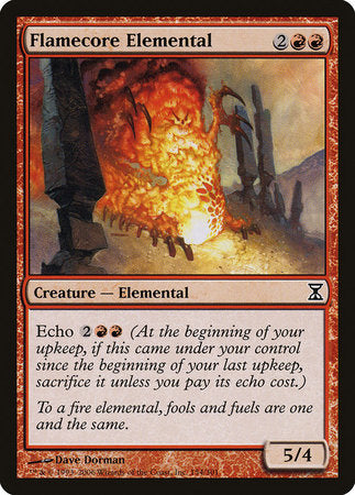 Flamecore Elemental [Time Spiral] | Cracking-Singles