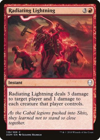 Radiating Lightning [Dominaria] | Cracking-Singles