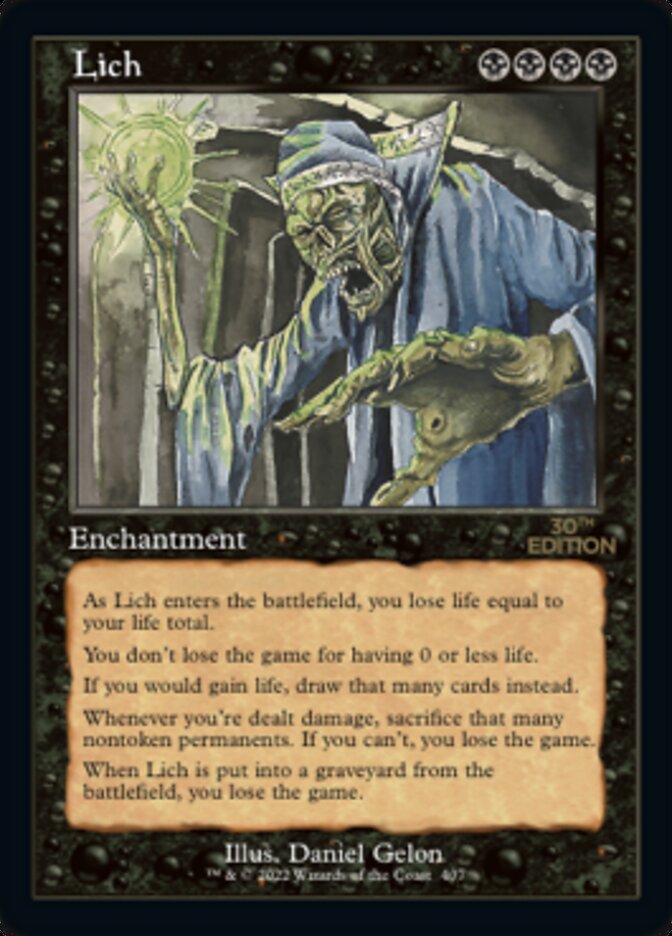 Lich (Retro) [30th Anniversary Edition] | Cracking-Singles