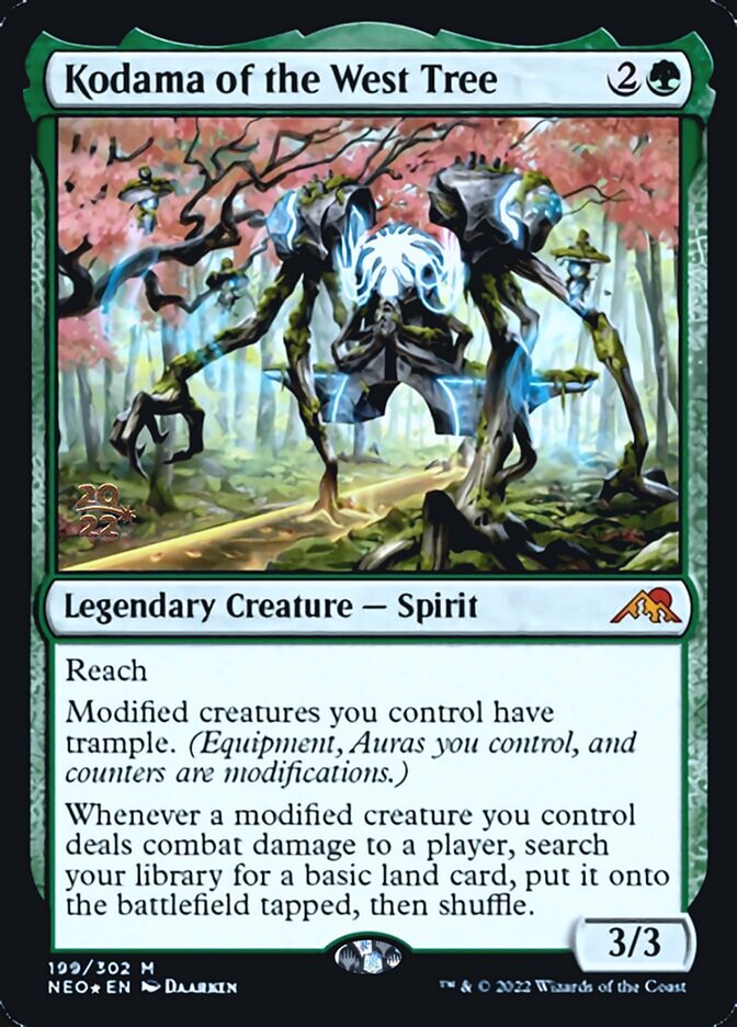 Kodama of the West Tree [Kamigawa: Neon Dynasty Prerelease Promos] | Cracking-Singles