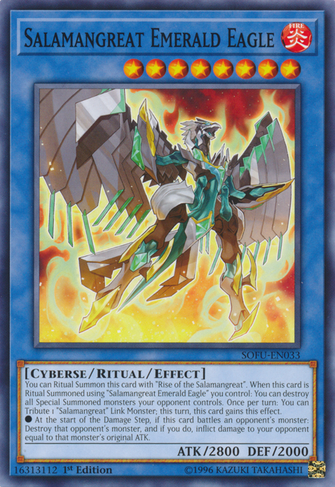 Salamangreat Emerald Eagle [SOFU-EN033] Common | Cracking-Singles