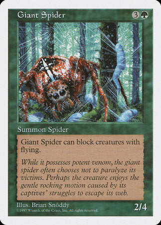 Giant Spider [Fifth Edition] | Cracking-Singles