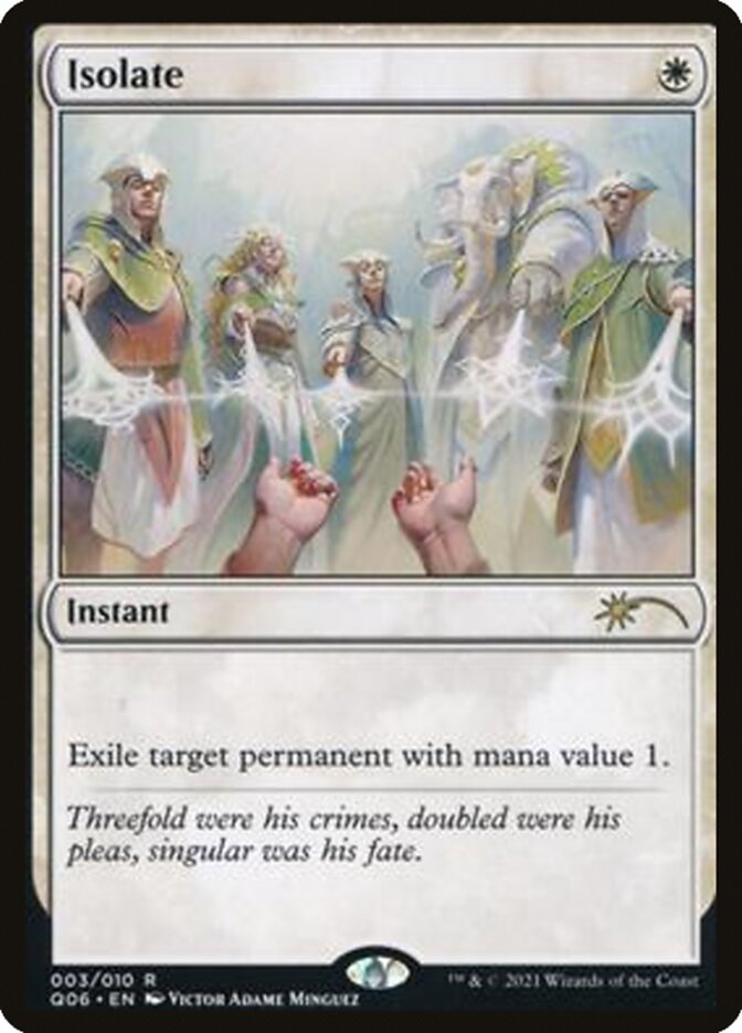 Isolate [Pioneer Challenger Decks 2021] | Cracking-Singles