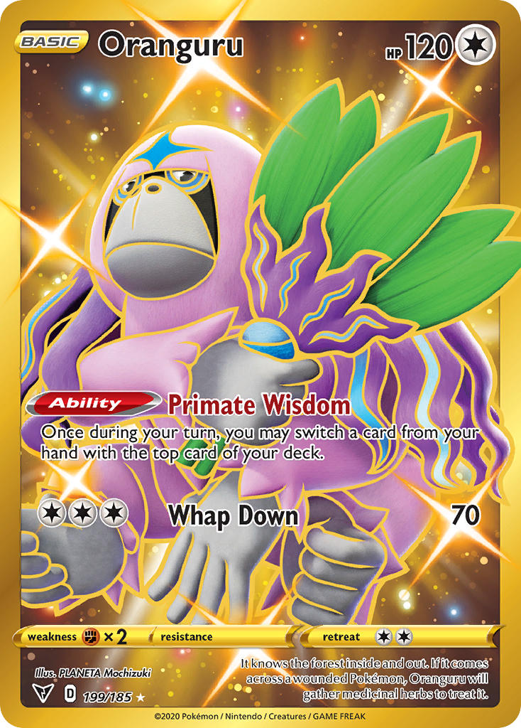Oranguru (199/185) [Sword & Shield: Vivid Voltage] | Cracking-Singles