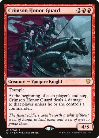 Crimson Honor Guard [Commander 2017] | Cracking-Singles
