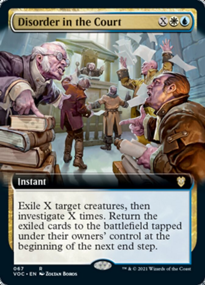 Disorder in the Court (Extended) [Innistrad: Crimson Vow Commander] | Cracking-Singles