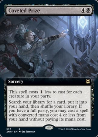 Coveted Prize (Extended Art) [Zendikar Rising] | Cracking-Singles