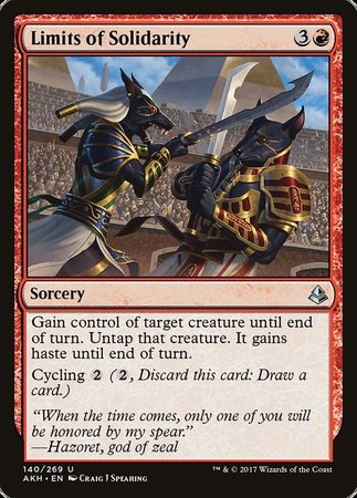 Limits of Solidarity [Amonkhet] | Cracking-Singles