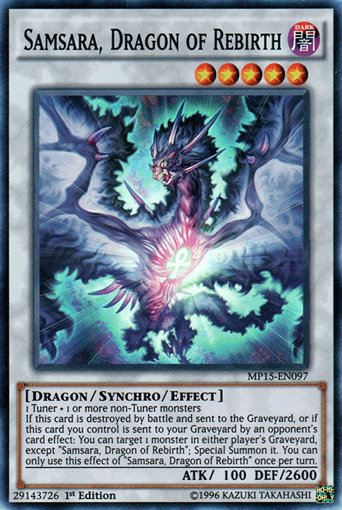 Samsara, Dragon of Rebirth [MP15-EN097] Super Rare | Cracking-Singles