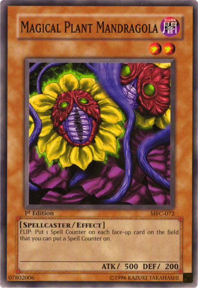 Magical Plant Mandragola [MFC-072] Common | Cracking-Singles