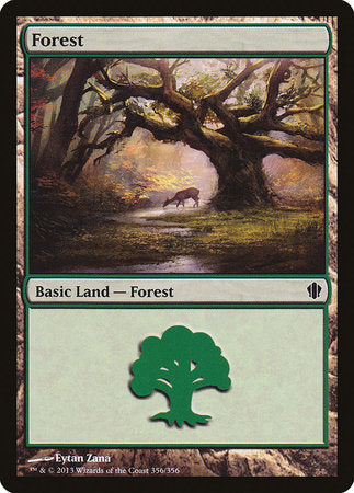 Forest (356) [Commander 2013] | Cracking-Singles