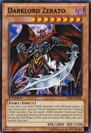 Darklord Zerato [BP02-EN060] Rare | Cracking-Singles