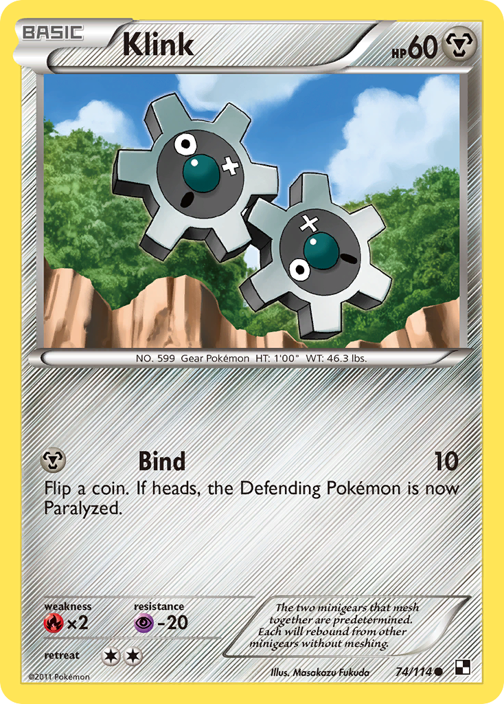 Klink (74/114) [Black & White: Base Set] | Cracking-Singles