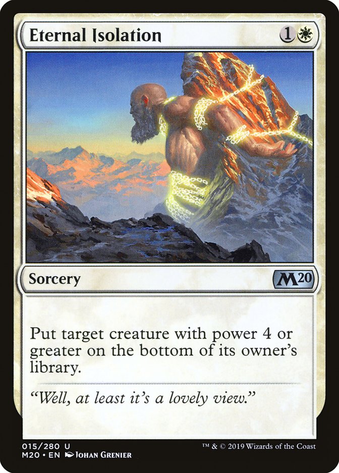 Eternal Isolation [Core Set 2020] | Cracking-Singles