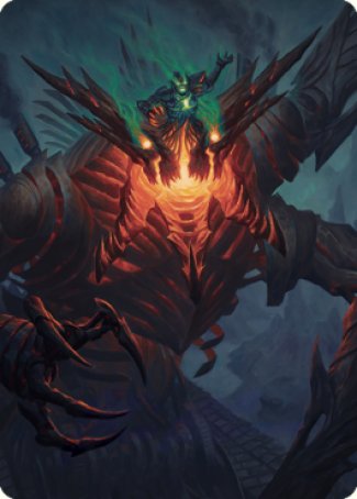 Mishra, Lost to Phyrexia Art Card [The Brothers' War Art Series] | Cracking-Singles