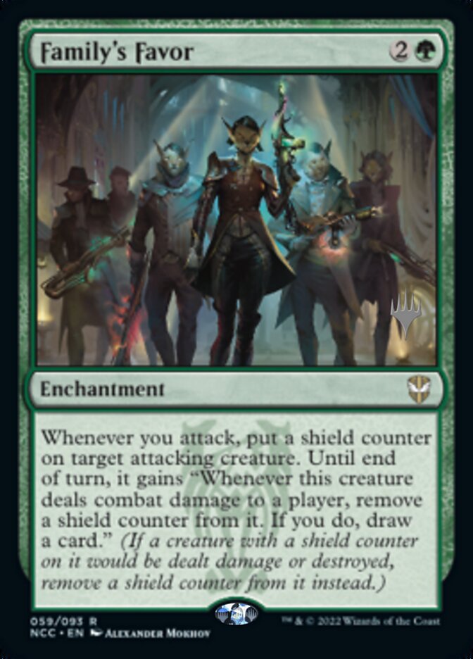 Family's Favor (Promo Pack) [Streets of New Capenna Commander Promos] | Cracking-Singles
