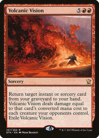 Volcanic Vision [Dragons of Tarkir] | Cracking-Singles