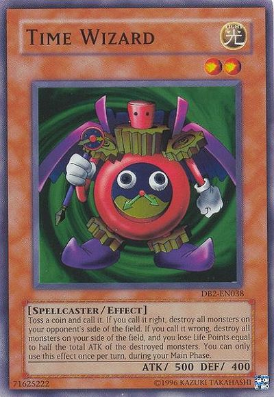 Time Wizard [DB2-EN038] Super Rare | Cracking-Singles