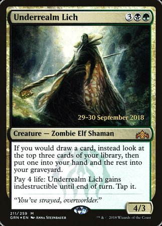 Underrealm Lich [Guilds of Ravnica Promos] | Cracking-Singles