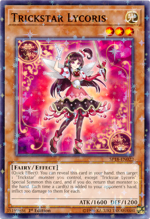 Trickstar Lycoris [SP18-EN022] Starfoil Rare | Cracking-Singles